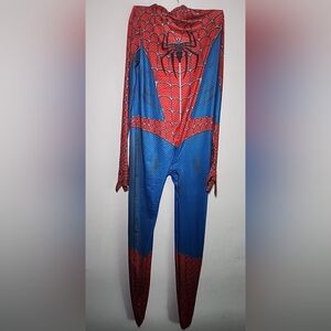 Marvel Spider-Man Official Deluxe Zentai Costume Stretch Spandex Youth Size M